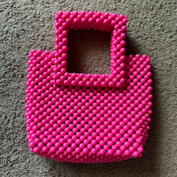 Handbags - Hot pink headed clutch bag